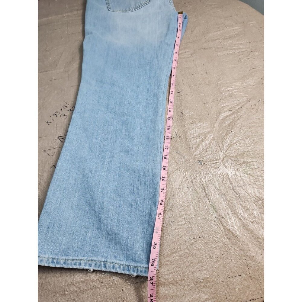 We The Free X Free People Womens Size 31  Boyfriend Jean in etna blue --16 - Picture 4 of 12